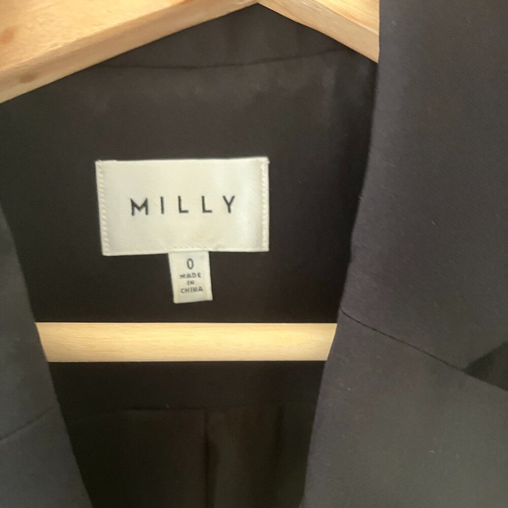 Milly tuxedo black jumpsuit